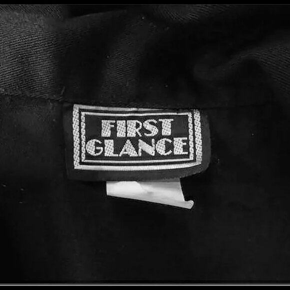 Black Tapered Blazer Jacket Minimalist Corporate Femme Fatale - Picture 8 of 16